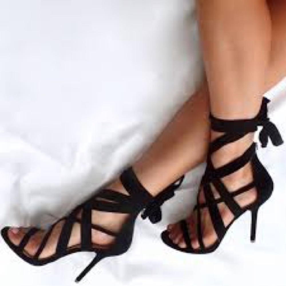 Nine West Strappy Heels - Picture 1 of 5